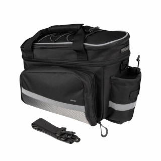 Brašna na zadní nosič FORCE LARGE II 20l, černá